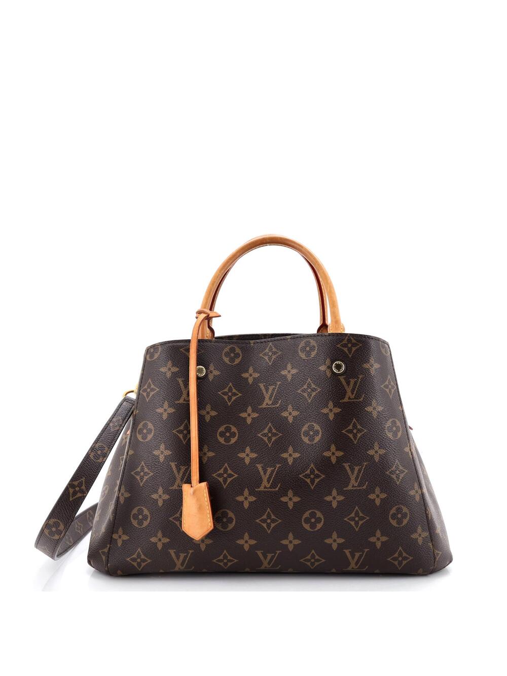 Louis Vuitton Montaigne Handbag Canvas #230039L21B
